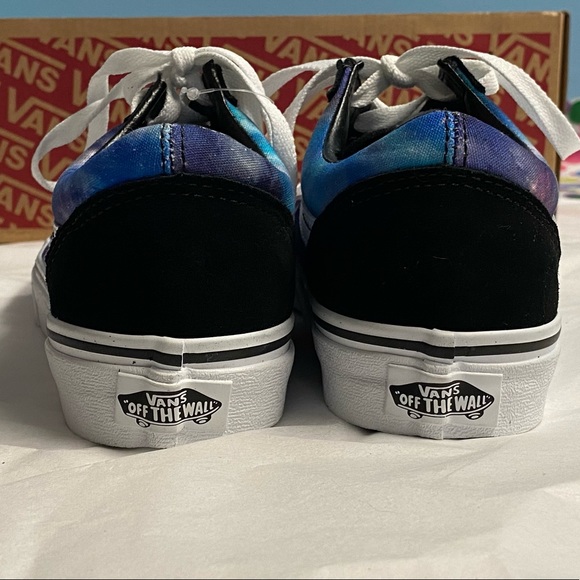 NEW VANS Old Skool/School Galaxy Stars Blue & Black size 6W 4.5M 🌌💫 - Picture 6 of 9